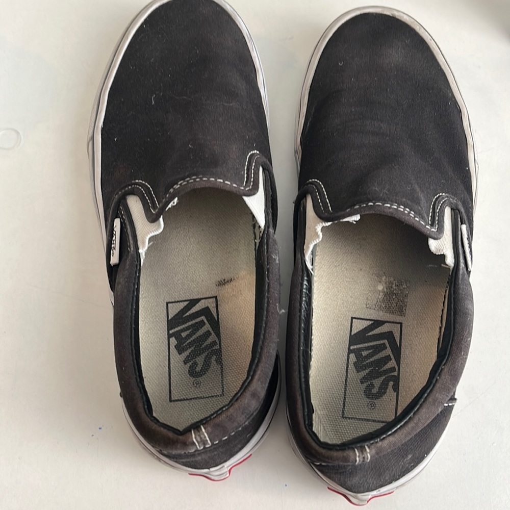 Black Slip on vans